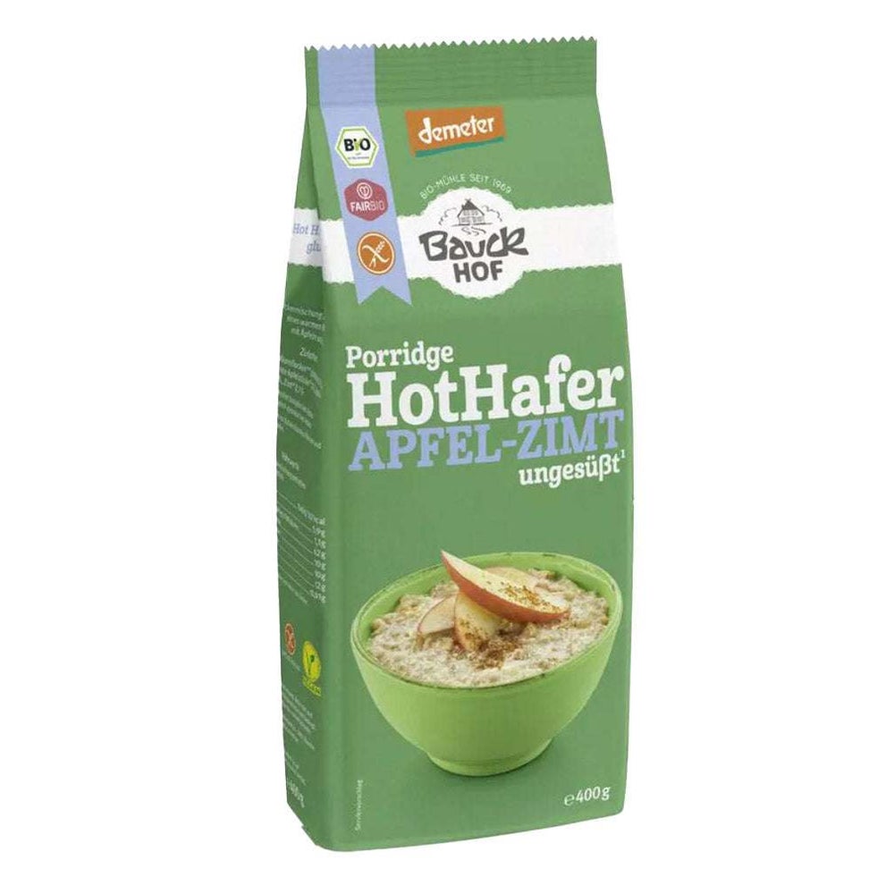 Bauck Mühle Hot Hafer Apfel-Zimt - glutenfrei 400 g