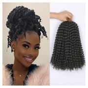 Häkelhaar Passion Twist Braids Wasserwellen 2 12inch 7er Pac 1 St