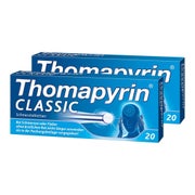 Produktabbildung: Thomapyrin Classic Doppelpack 2X20 St