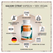 ProFuel - Kalium Kapseln 2240mg Kaliumcitrat 240 St