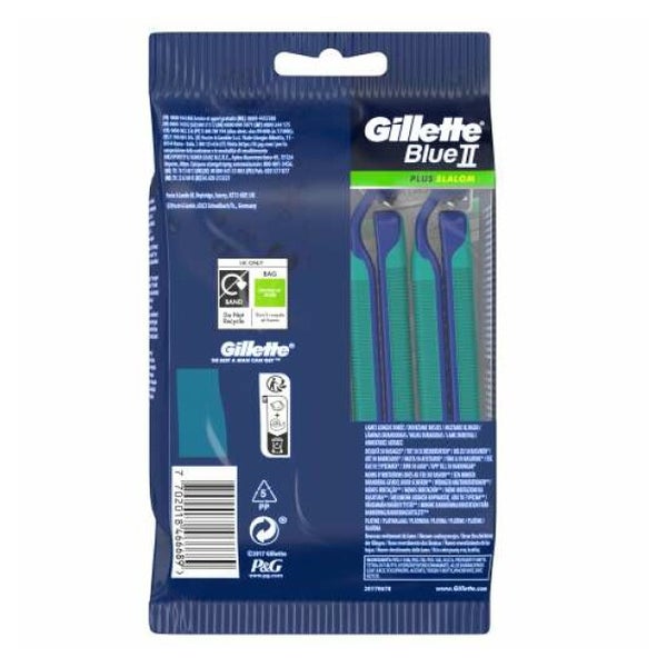 Gillette Blue II Plus Slalom Einwegrasierer 10er 1 St