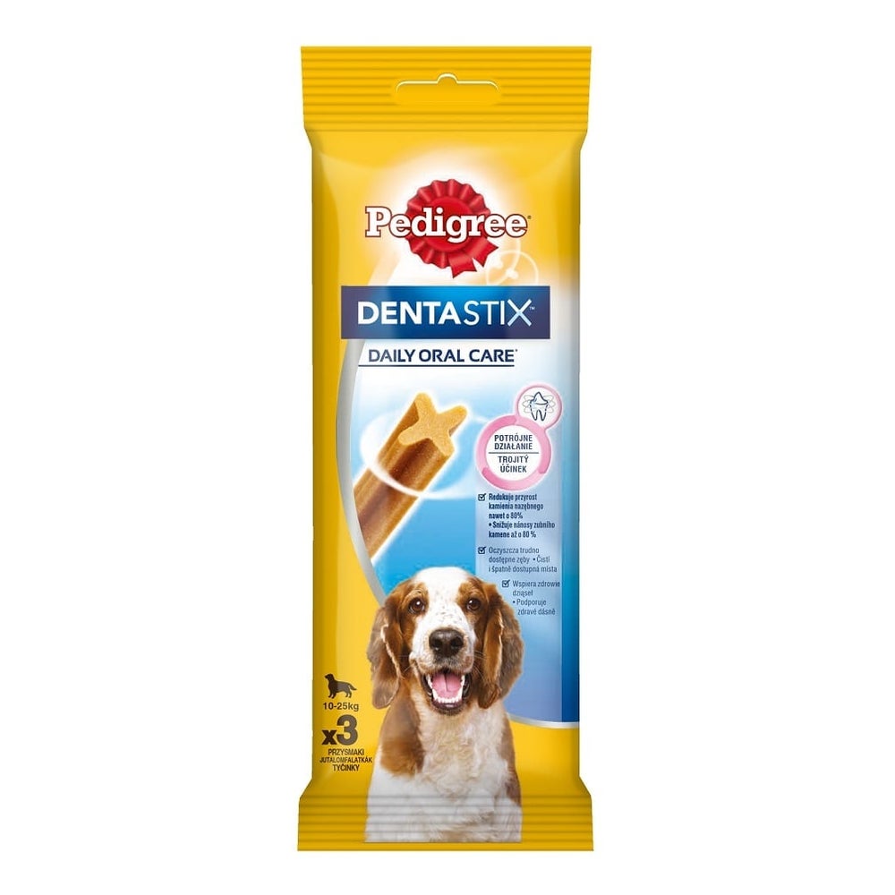 PEDIGREE DentaStix (mittlere Rassen) Zahnsnack für Hunde 3 Stk. 0,77 kg