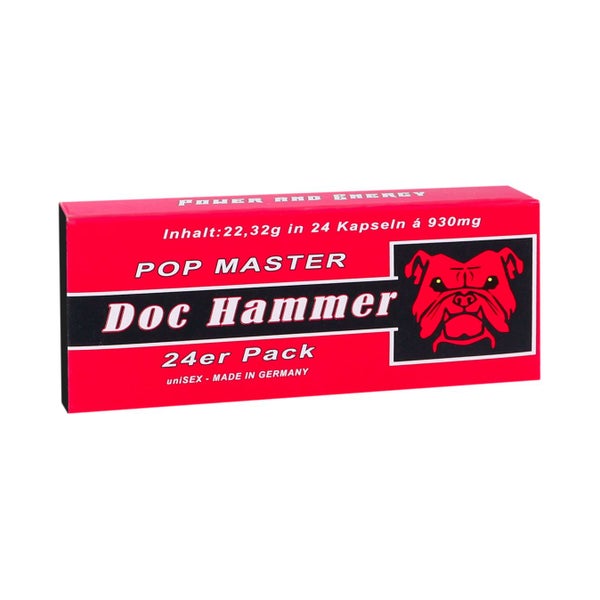 Doc Hammer - Pop-Master - Kapseln für  Energie und Vitalität 24 St