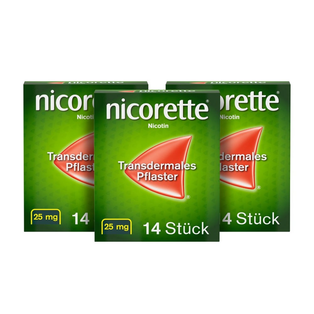 nicorette TX-Pflaster 25mg 3X14 St