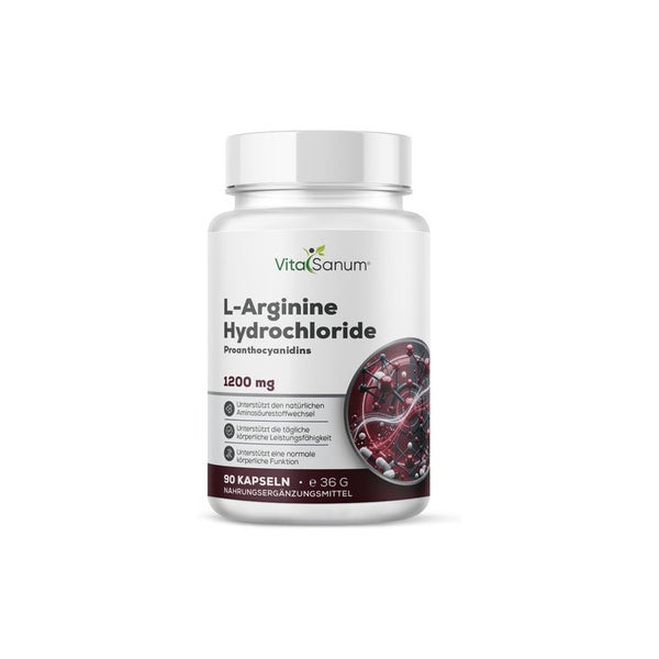 VitaSanum® L-Arginin-Hydrochlorid – 1200 mg Tagesportion 90 St