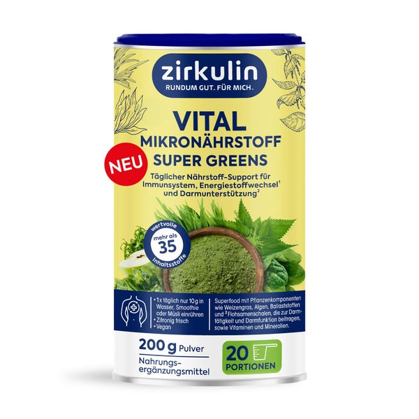 Zirkulin Vital Mikronährstoff Super Greens | 200g 200 g