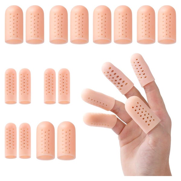 Fingerschutz Silikon Gel Fingerlinge Fingerkappen 16 Stück B 1 St