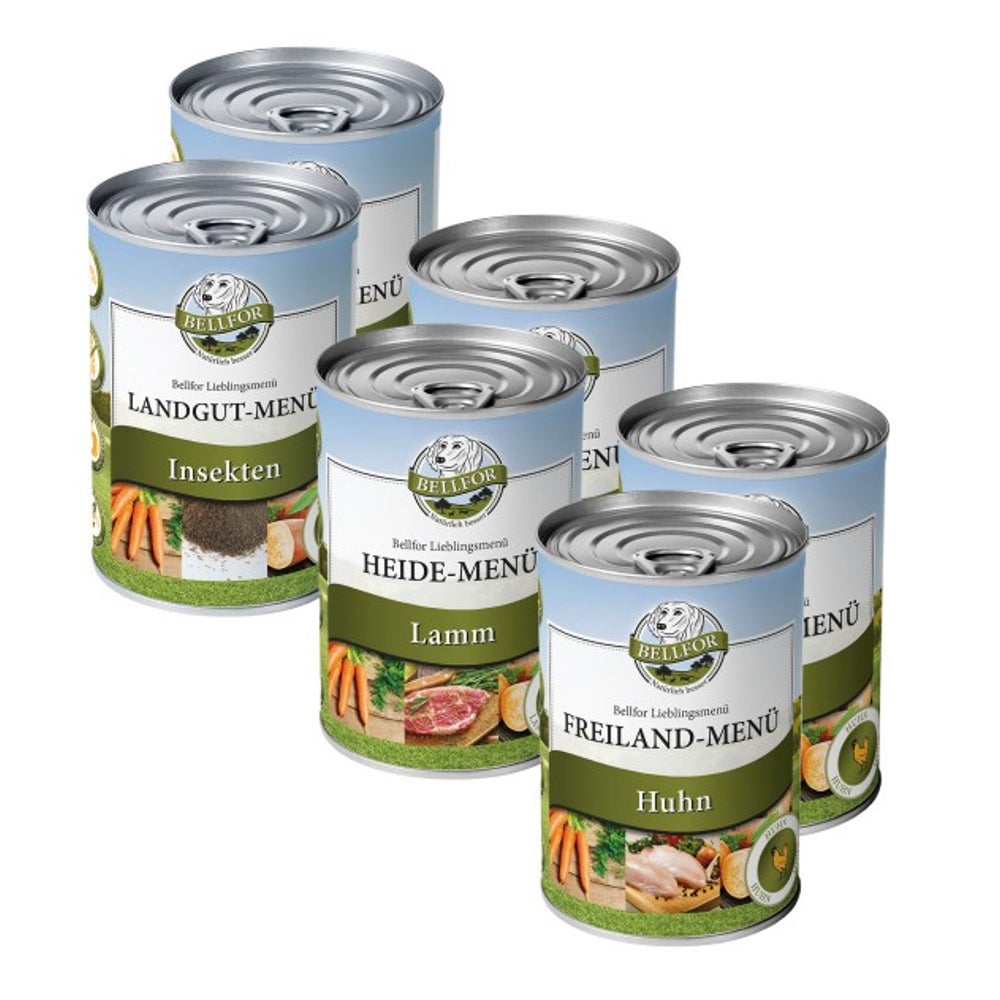 Bellfor Starter-Paket Hundefutter Nass mit Huhn 2,400 g 2400 g