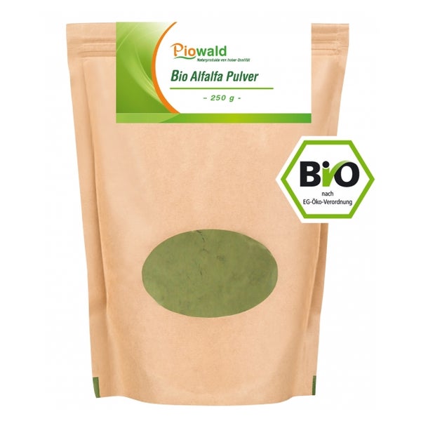 Piowald BIO Alfalfa Pulver 250 g