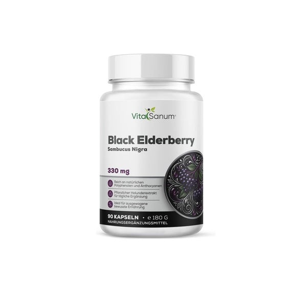 VitaSanum® - Schwarzer Holunder (Sambucus nigra) 330 mg 90 g