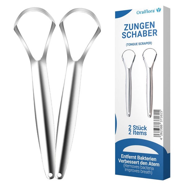 Oralflora Zungenreiniger – Edelstahl 2 St