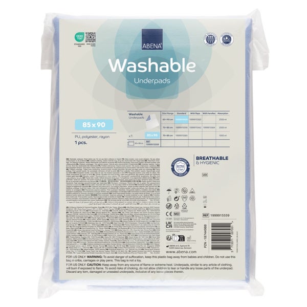 Abena Underpads Washable 85x90cm 1 St