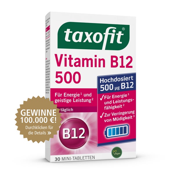 Taxofit Vitamin B12 500 Minitabletten 30 St