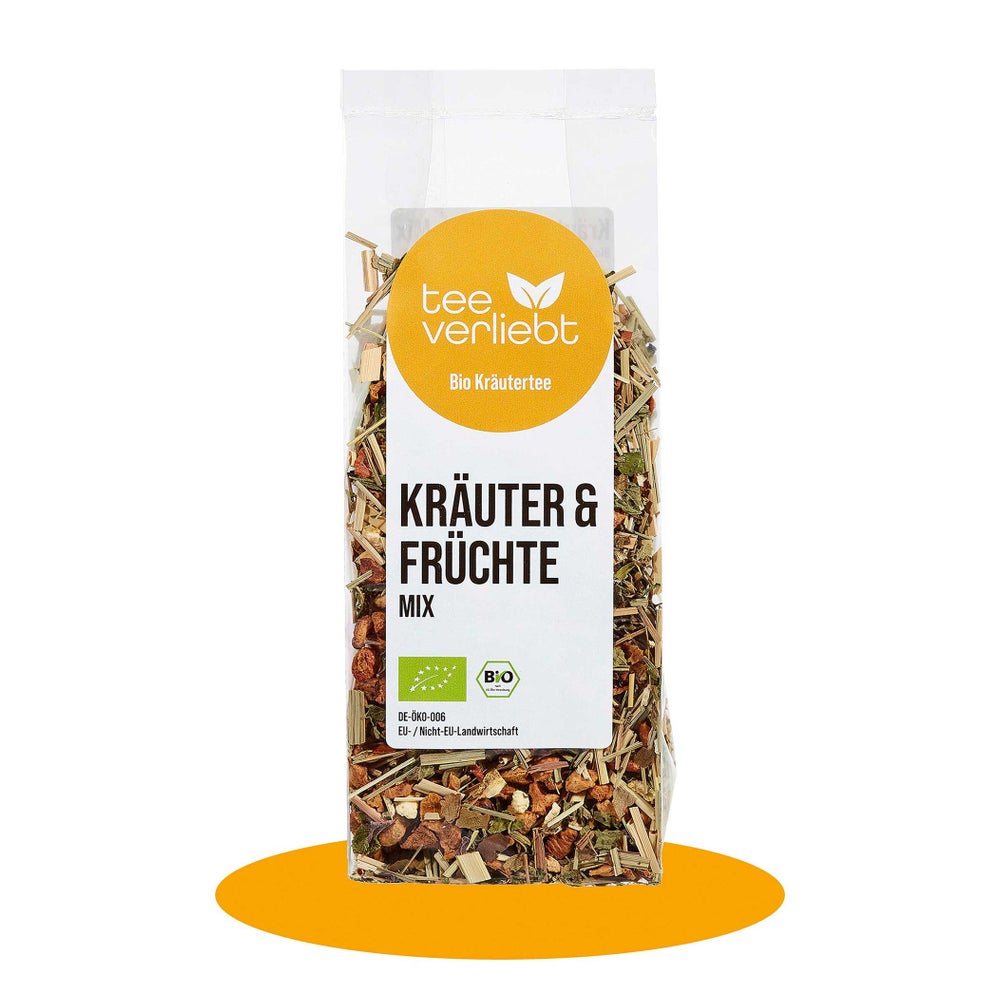 teeverliebt - Kräuter & Früchte Mix Bio loser Kräutertee | 75g 75 g