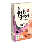 Produktabbildung: «large» Kondome – 10er Pack, extra groß (55 mm), vegan, FSC (10 Kondome) 10 St