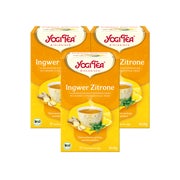 Yogi Tea - Ingwer Zitrone Bio Gewürztee | 3 x 30,6g 3x17 St