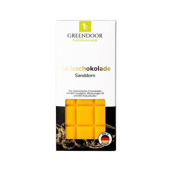GREENDOOR Badeschokolade Sanddorn 100 g