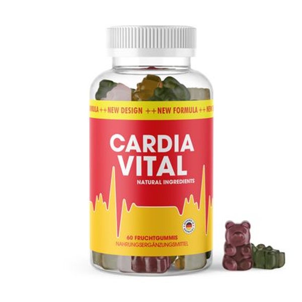 Cardiavital Fruchtgummies | Vitalität | Energie 60 St
