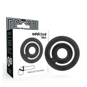 Addicted Toys - Ergonomisches Penisring-Set aus  Gummi 1 St