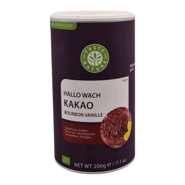 Taste Nature Bio Hallo Wach! Kakao Boubon Vanille 200 g