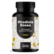 Rhodiola Rosea 500 mg - 150 Kapseln - Bloom Naturals 150 St