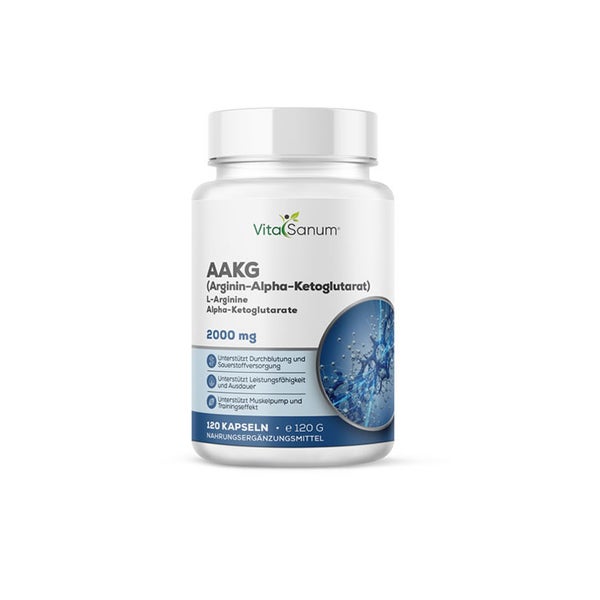 VitaSanum® - AAKG (ARGININ-ALPHA-KETOGLUTARAT) 2000 mg 120 T  St