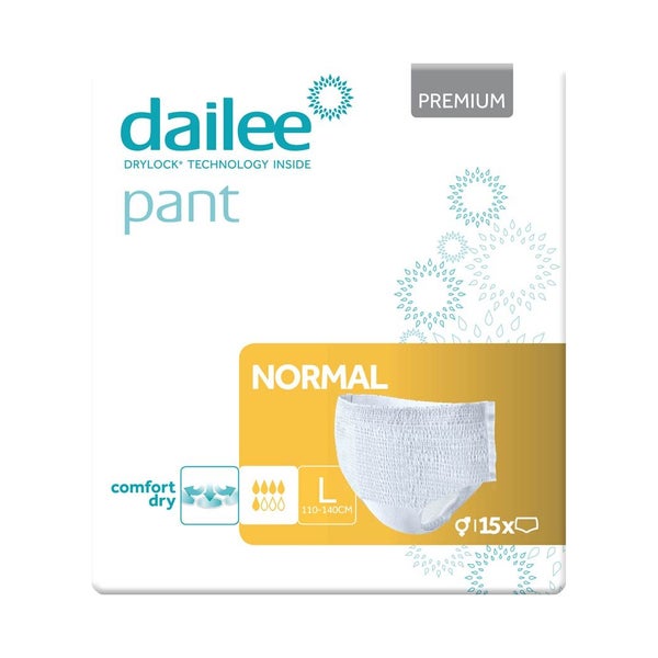 Dailee Pant Premium Normal L 15 St