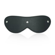PU Blindfold with 3 Rivets Schwarz 1 St
