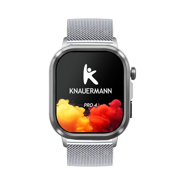 Knauermann PRO 4 (2026) Smartwatch mit Anruf & SOS Funktion 1 St