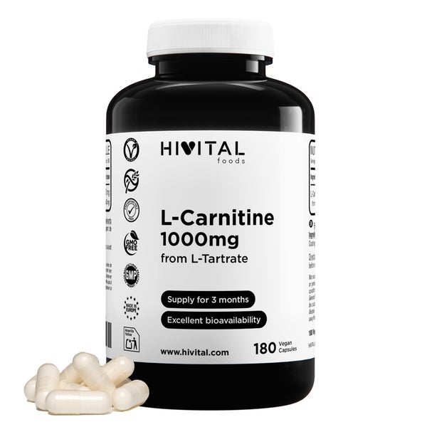 L-Carnitin 1000 mg | 180 vegane Kapseln 180 St