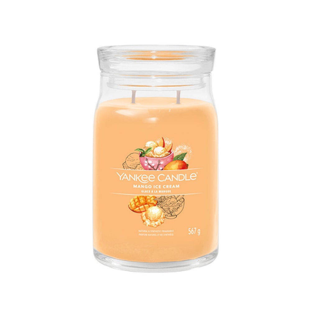 Yankee Candle Mango Ice Cream Signatur Kerze 567 g 1,53 kg