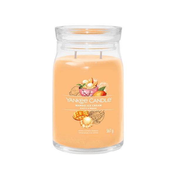 Yankee Candle Mango Ice Cream Signatur Kerze 567 g 1,53 kg