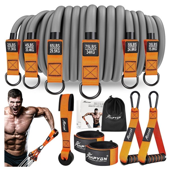 HTD Resistance Bands Widerstandsbänder Set 300lbs Fitnessbän 1 St