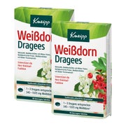 Produktabbildung: Kneipp® Weißdorn Dragees Doppelpack 2 St