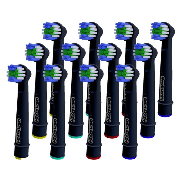 OneBuy24 - Aufsteckbürsten kompatibel mit Oral-B Zahnbürsten 12 St