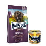 Happy Dog Sensible Ireland + Happy Dog Snack Drink Hähnchen 13 kg