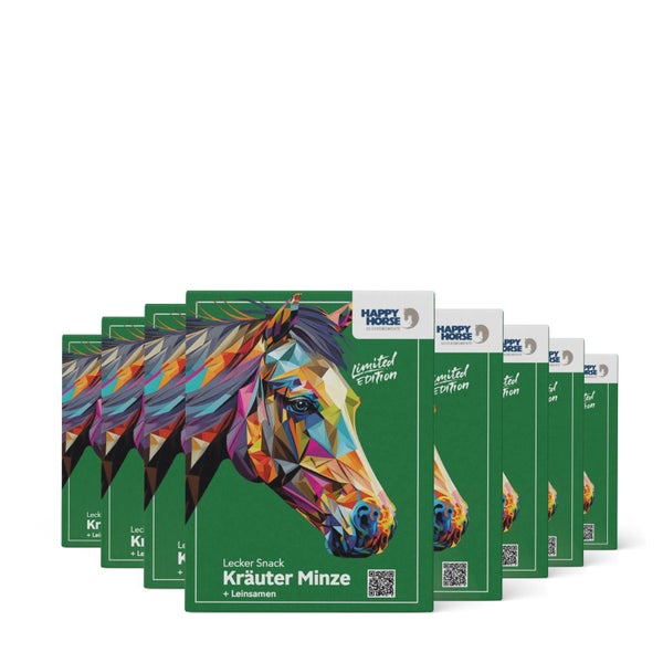 Happy Horse Lecker Snack Kräuter Minze 8 x 800 g 6,40 kg