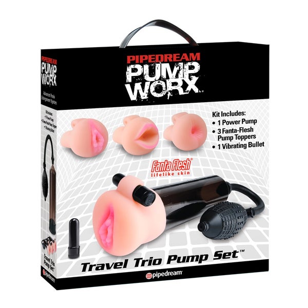 Pump Worx - Travel Trio Pump Set - Penispumpe 1 St
