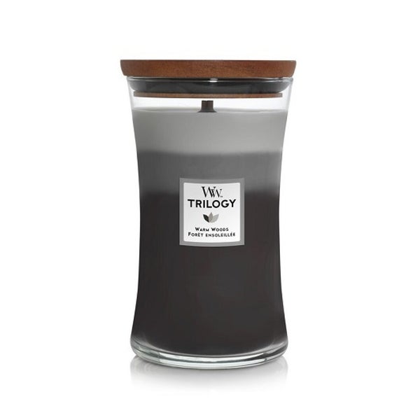 Woodwick Trilogy Warm Woods Duftkerze 609,5 g 1,105 kg