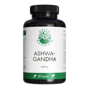 GREEN NATURALS Ashwagandha 2500 mg Hochdosis vegan 180 St
