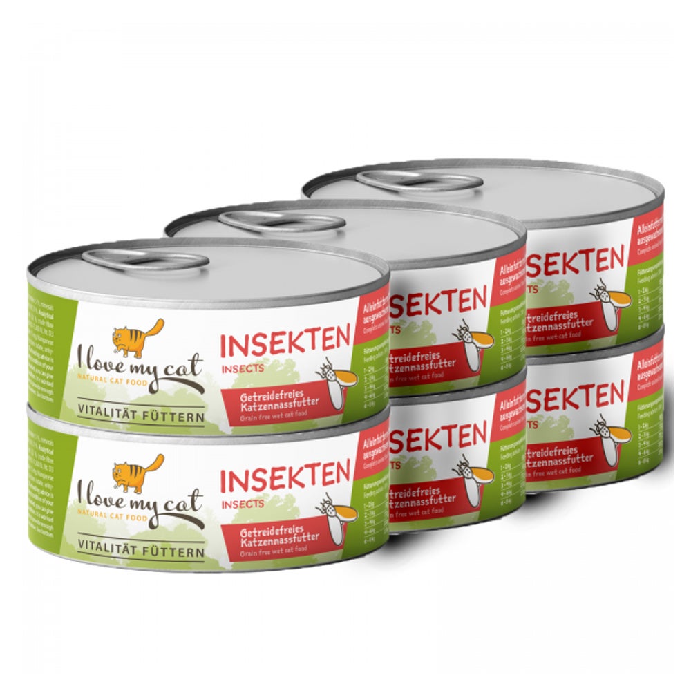 I love my cat Katzenfutter Nass mit Insekten 600 g 600 g