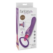 Fantasy For Her - Vibrator mit Saugschale & Zungenstimulator 1 St