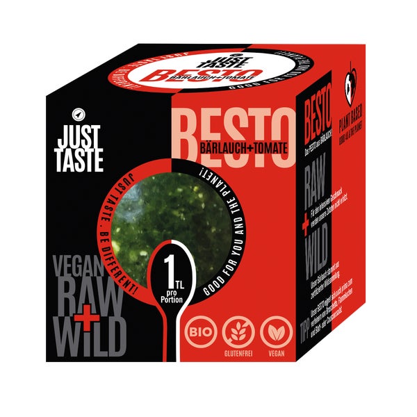 Just Taste - Besto Bärlauch + Tomate 165 ml