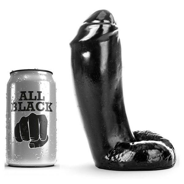 All Black - Realistischer dunkler Dildo