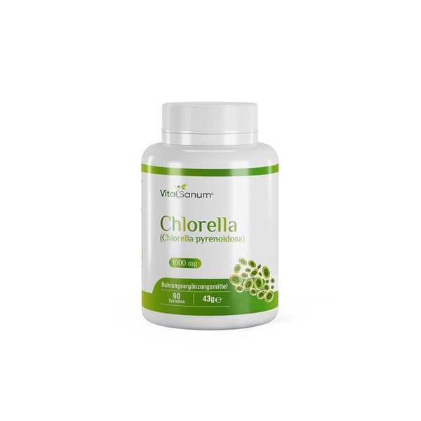 VitaSanum® - Chlorella (Chlorella pyrenoidosa) 1000 mg 90 Ta  St