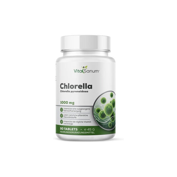 VitaSanum® – Chlorella (Chlorella pyrenoidosa) – 1000 mg Tagesportion 90 St