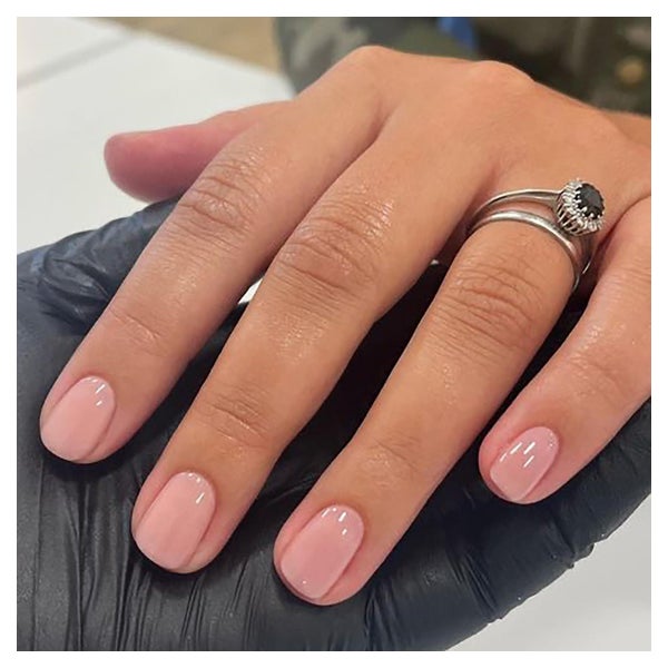 24x Pink Kunstnägel Press on Nails Glossy Trendmuster ABS 1 St