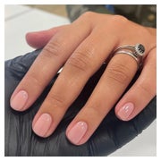 24x Pink Kunstnägel Press on Nails Glossy Trendmuster ABS 1 St