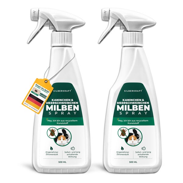 Milbenspray Meerschweinchen & Kaninchen 2 x 500 ml 1000 ml