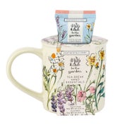 Heathcote & Ivory In The Garden Teepause - Tasse mit Handcreme & Flüssigseife 100 ml